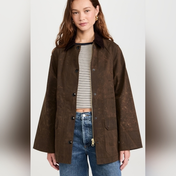 Ralph Lauren navy blue and white striped top - Picture 6 of 6